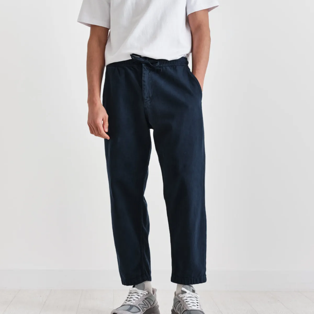 Kurt Trouser Organic Cotton Twill Navy
