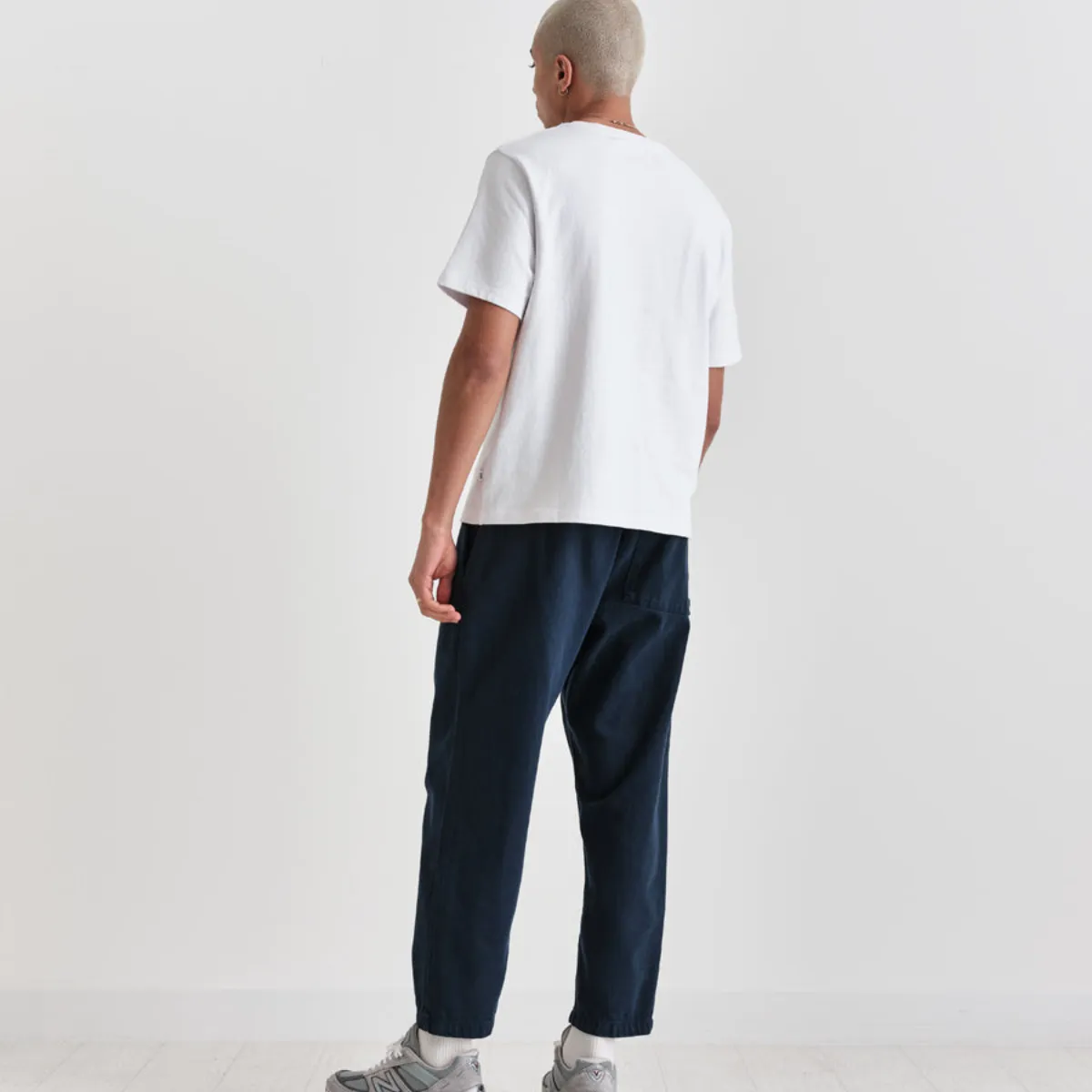 Kurt Trouser Organic Cotton Twill Navy