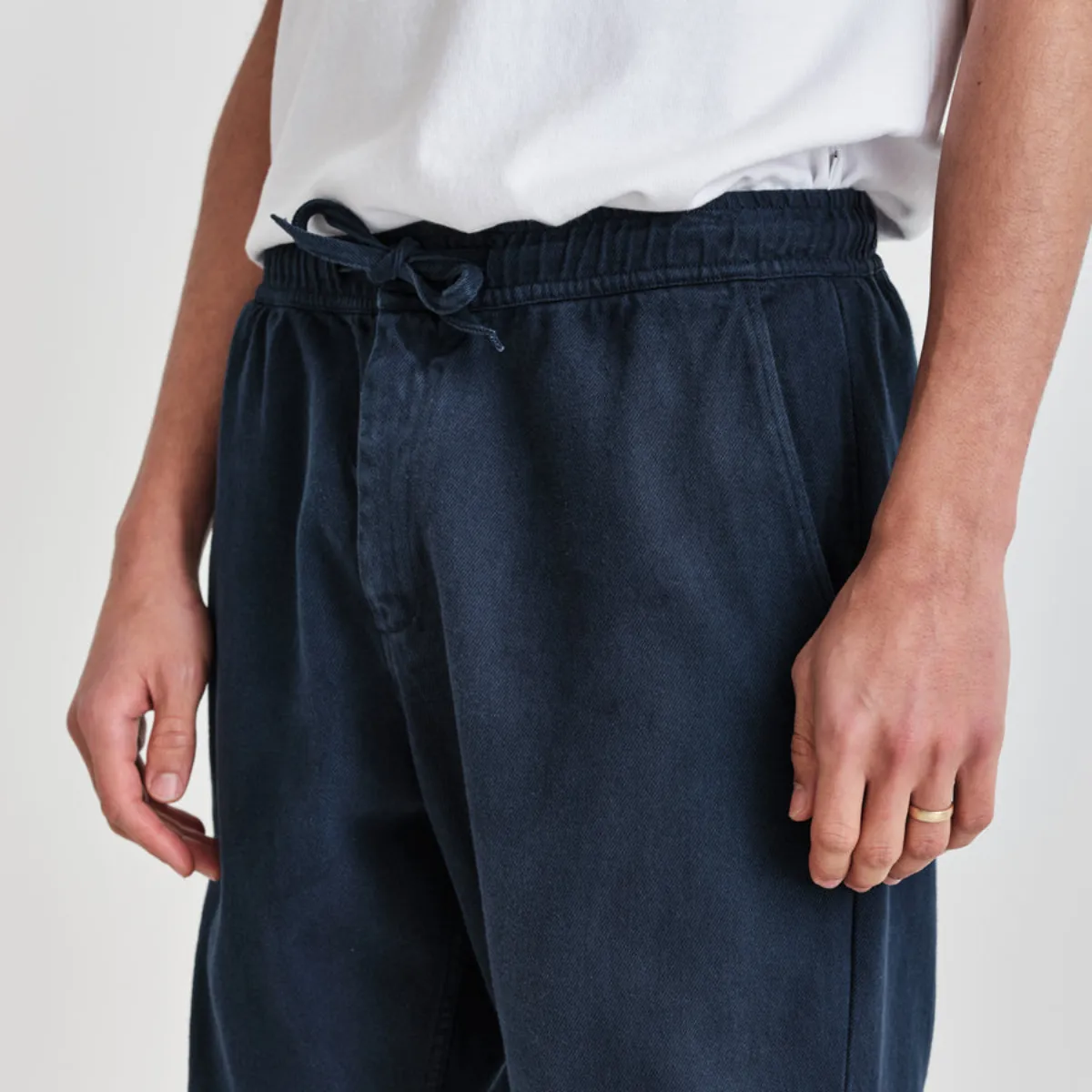 Kurt Trouser Organic Cotton Twill Navy