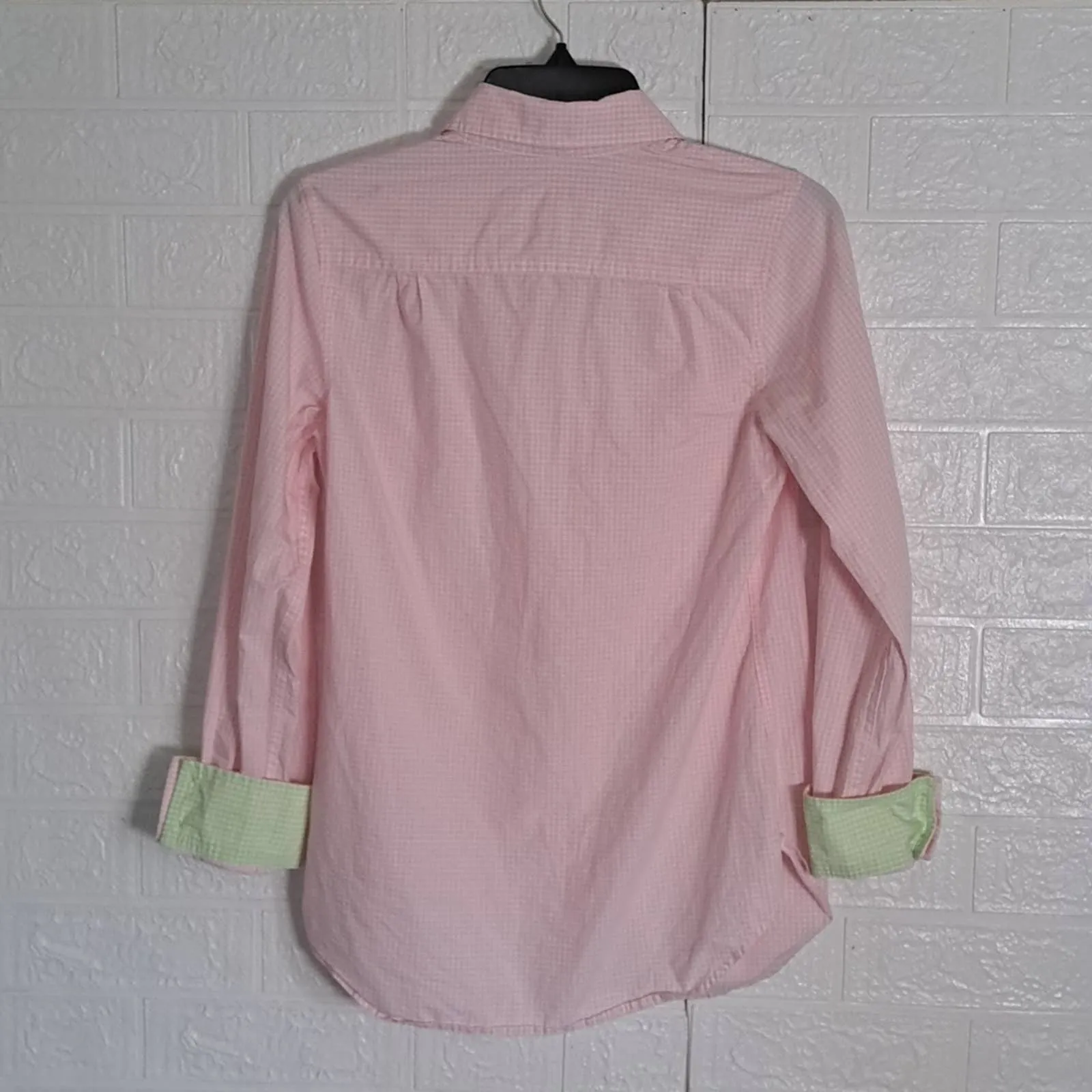 Lilly Pulitzer Resort Fit Gingham Check Button Down Shirt XS