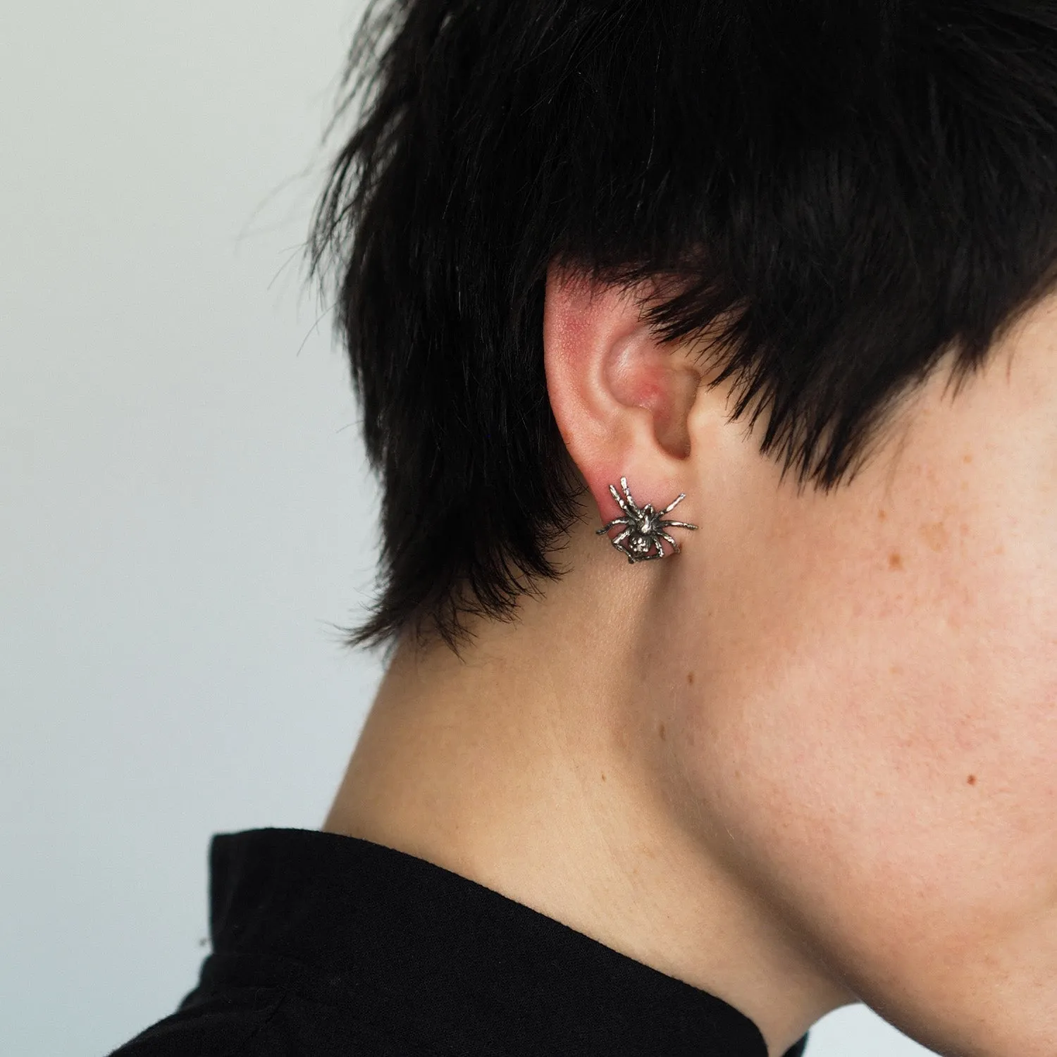 Little Spider Stud Earrings by Yasmin Everley
