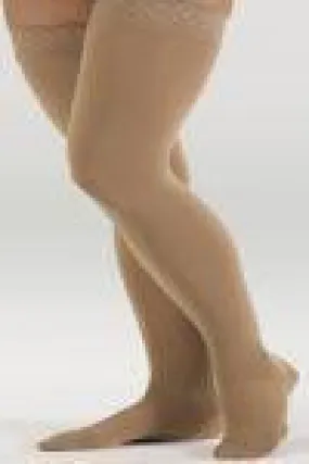 Medi Comfort | Thigh High Compression Stockings with Beaded Silicone Band | Closed Toe | 15-20 mmHg