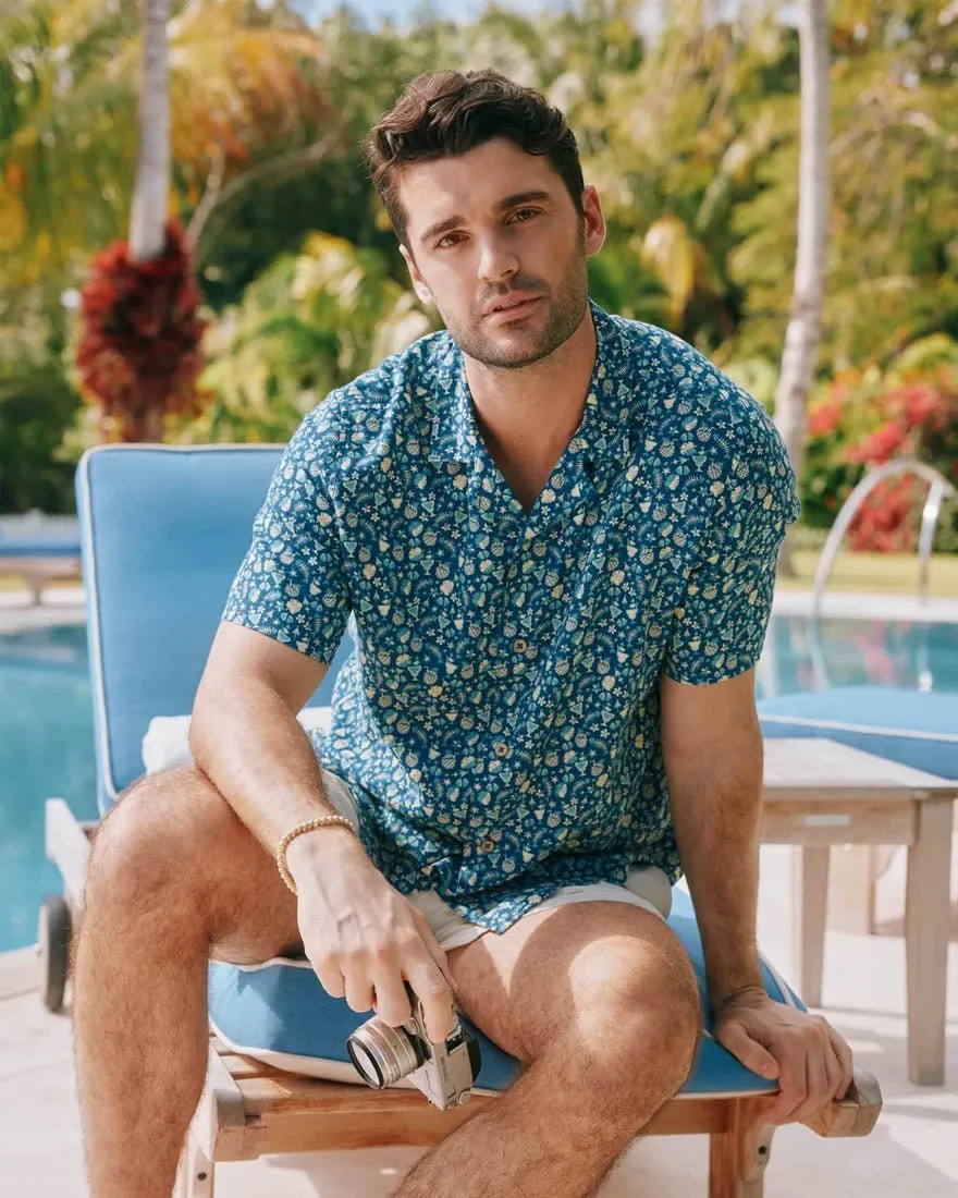 Mens Shortsleeve Bad And Boozy Camp Shirt