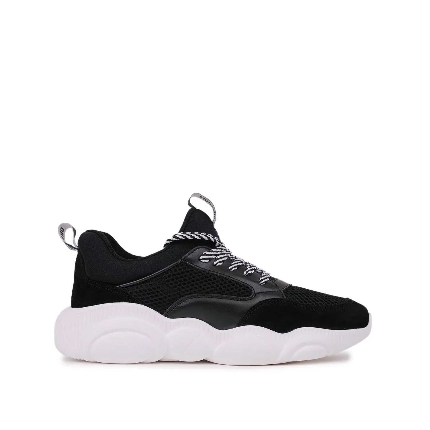 MOSCHINO TEDDY SNEAKERS IN BLACK