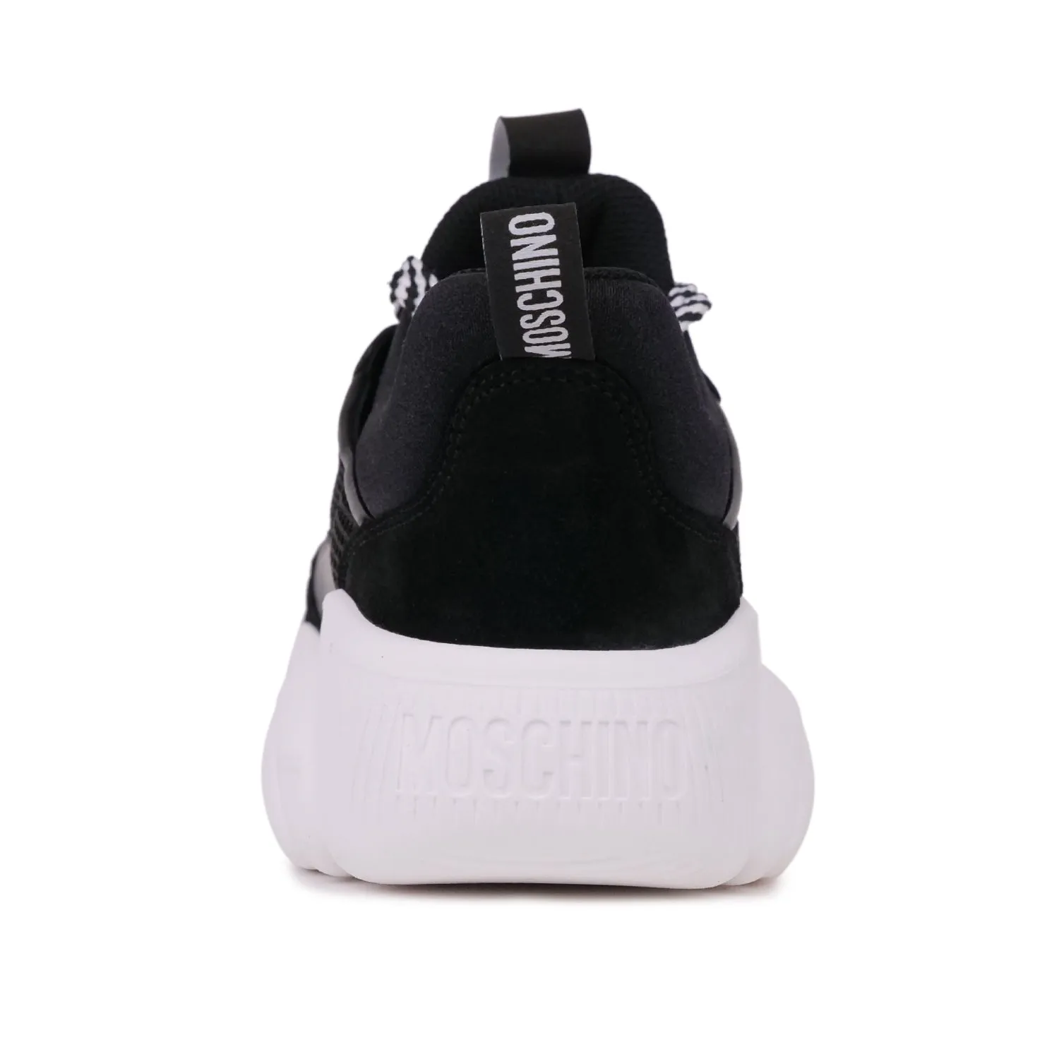MOSCHINO TEDDY SNEAKERS IN BLACK