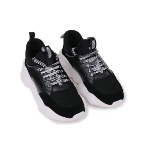 MOSCHINO TEDDY SNEAKERS IN BLACK