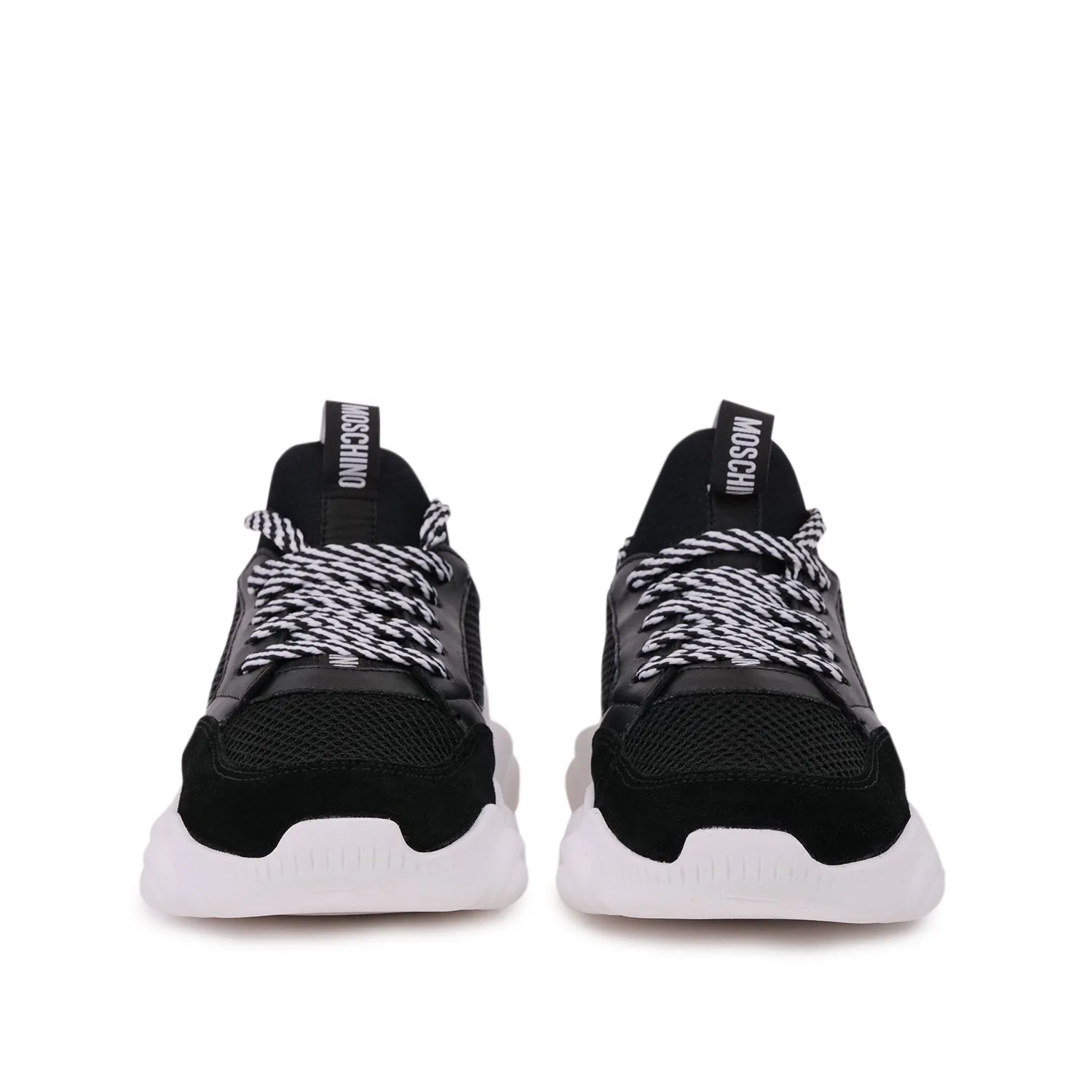 MOSCHINO TEDDY SNEAKERS IN BLACK