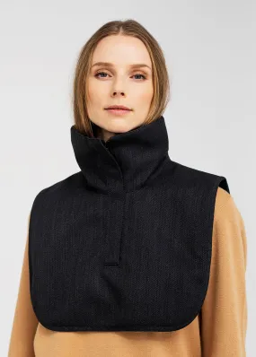 Neck warmer - Black Tweed