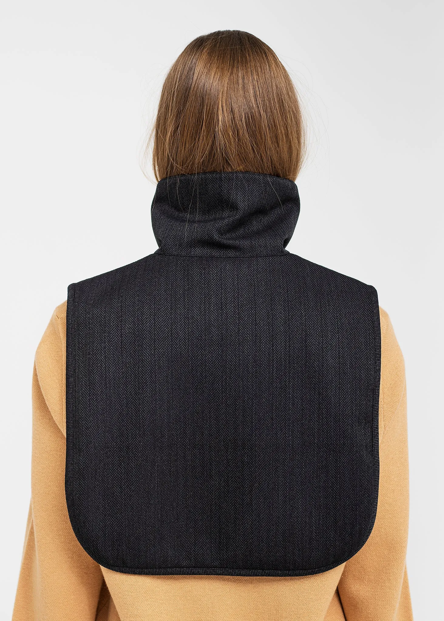 Neck warmer - Black Tweed