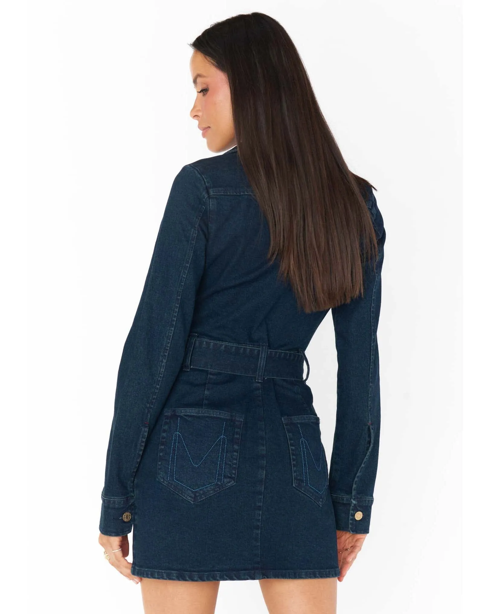 Outlaw Long Sleeve Dress | Thunder