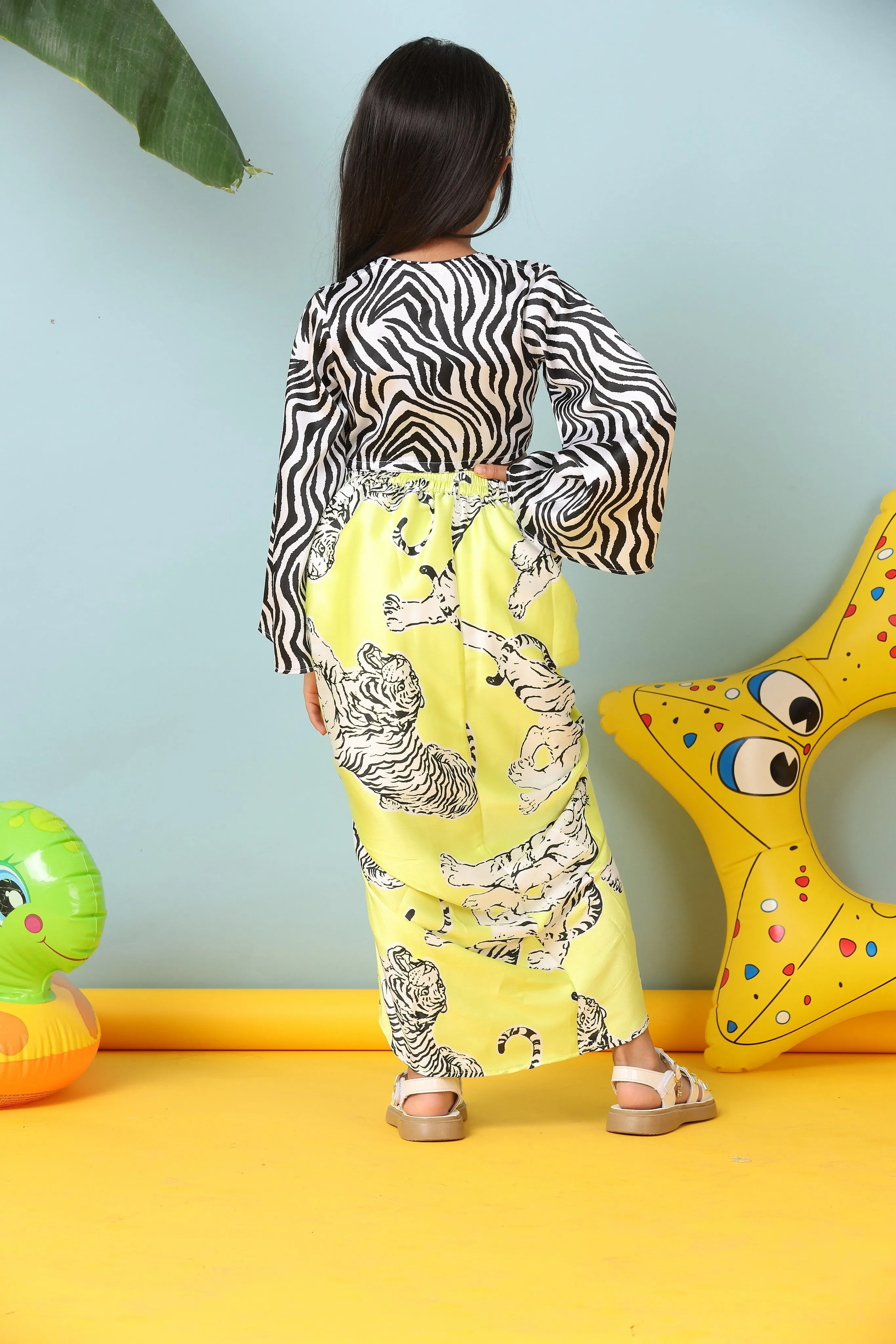 Pre-Order-Animal Printed Skirt and Top
