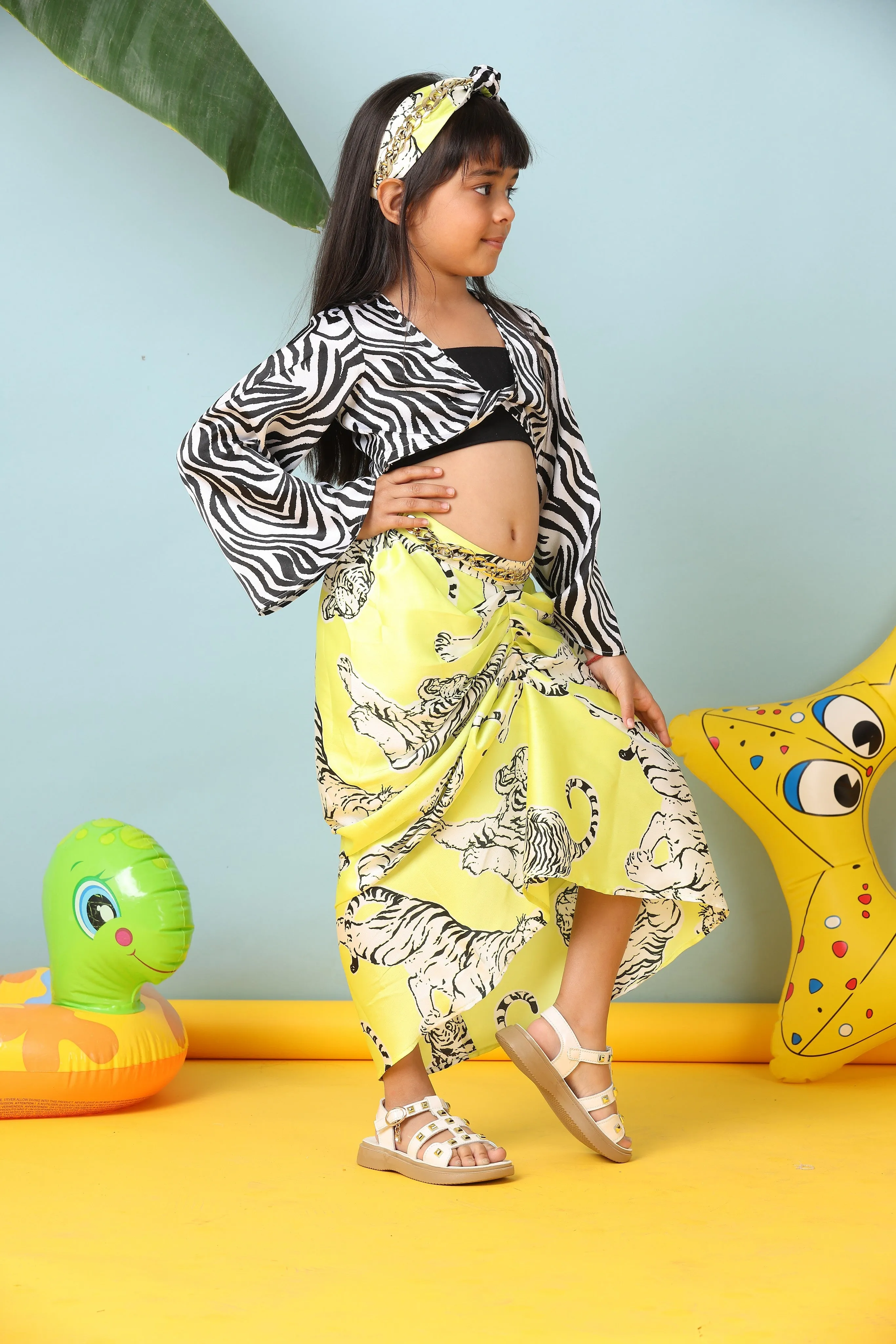 Pre-Order-Animal Printed Skirt and Top