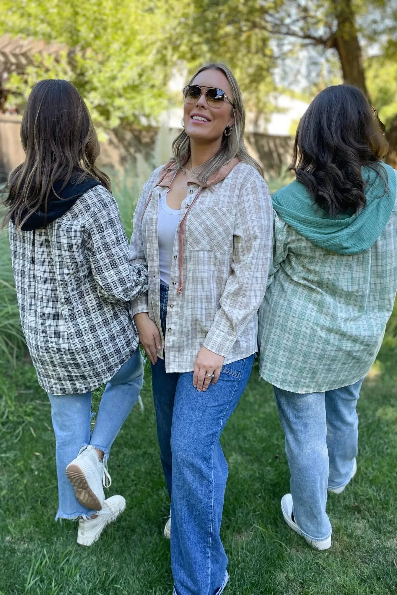 PREORDER: Laramie Hooded Button Up in Four Colors