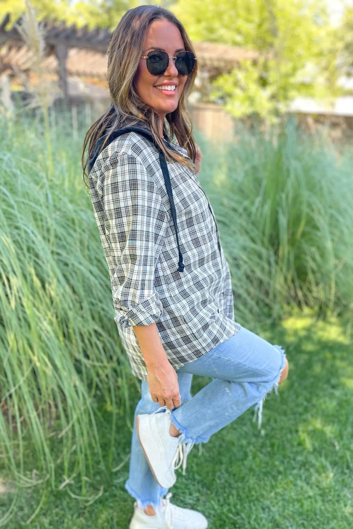 PREORDER: Laramie Hooded Button Up in Four Colors