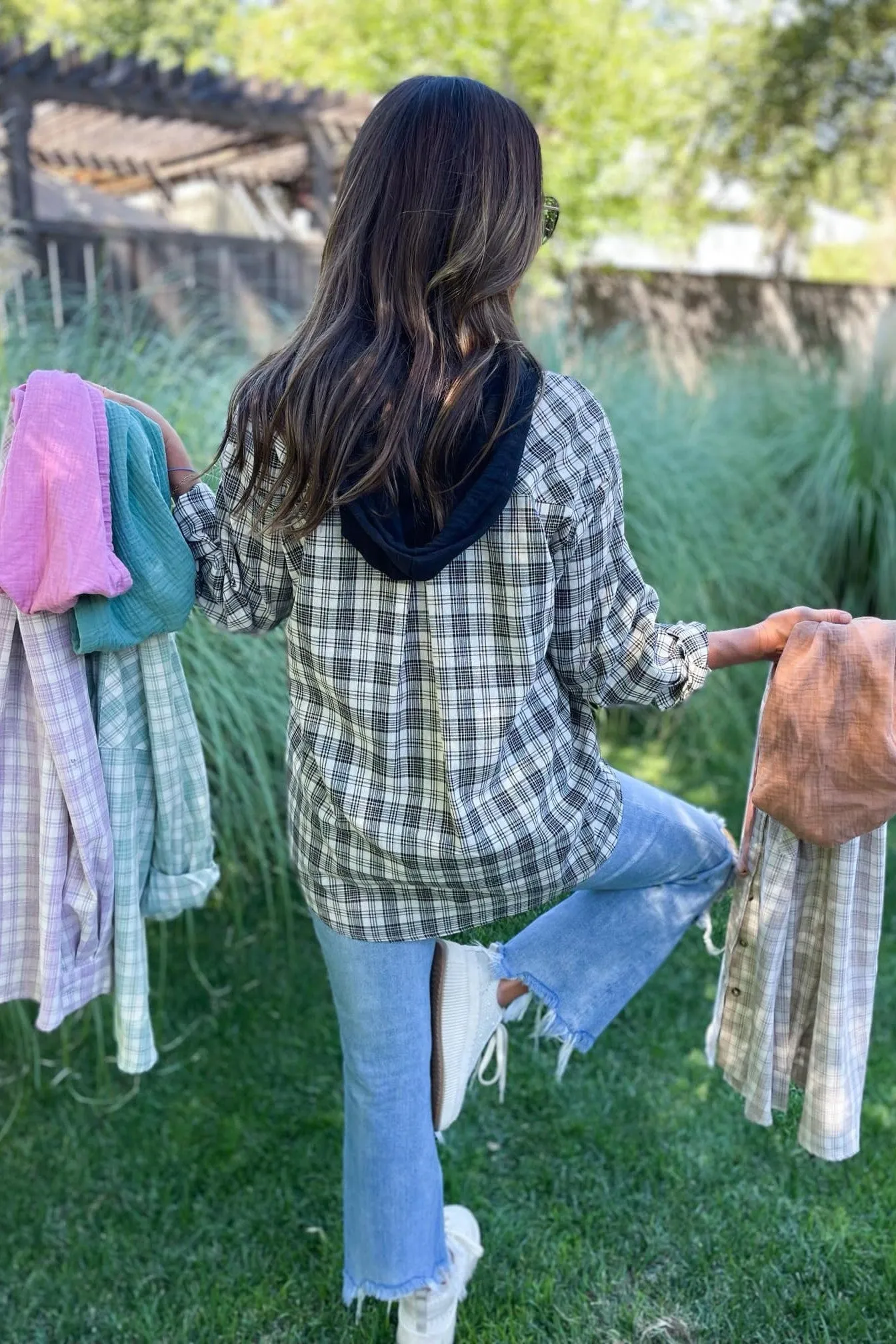 PREORDER: Laramie Hooded Button Up in Four Colors