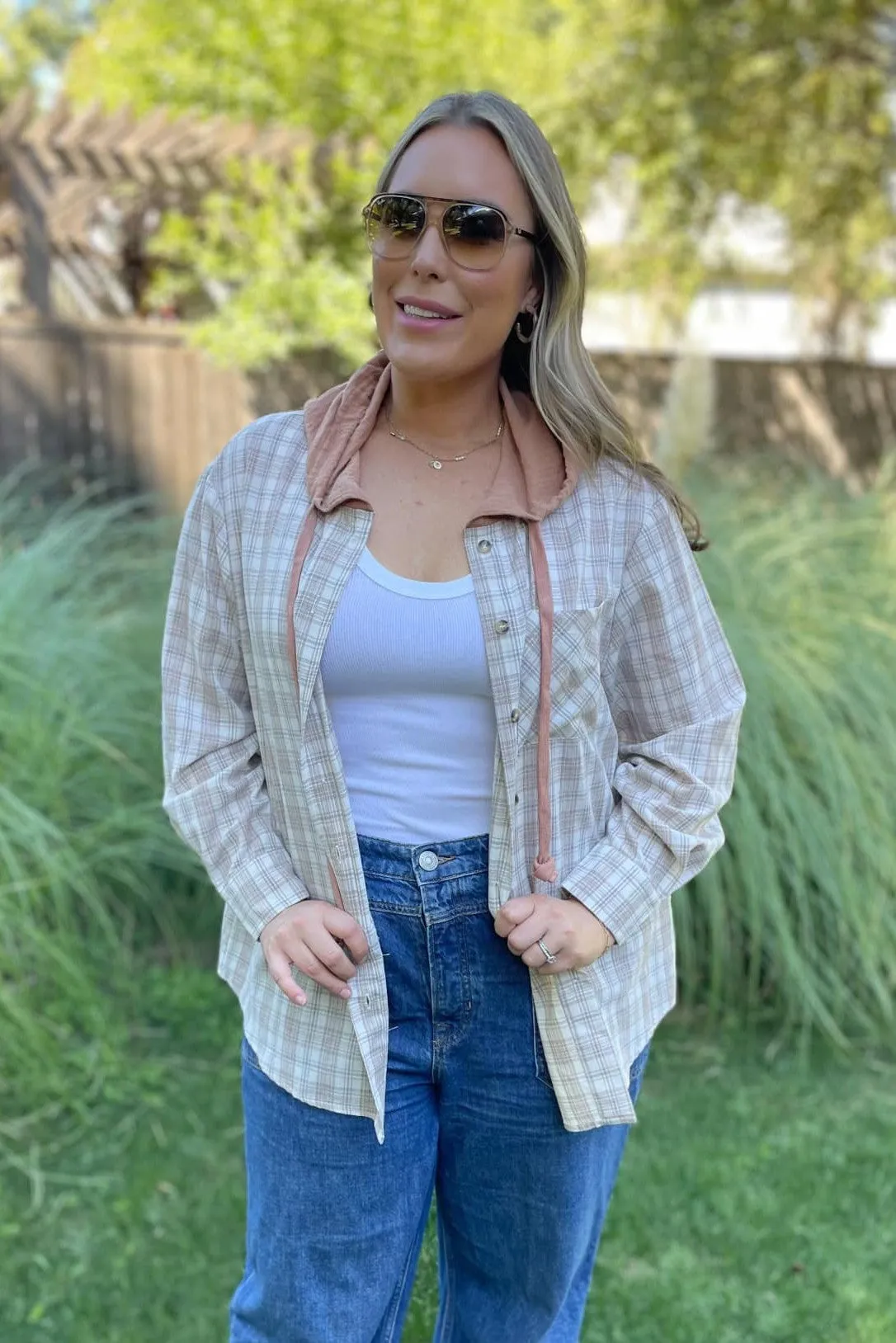 PREORDER: Laramie Hooded Button Up in Four Colors