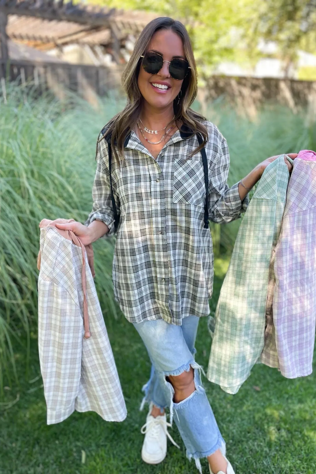 PREORDER: Laramie Hooded Button Up in Four Colors