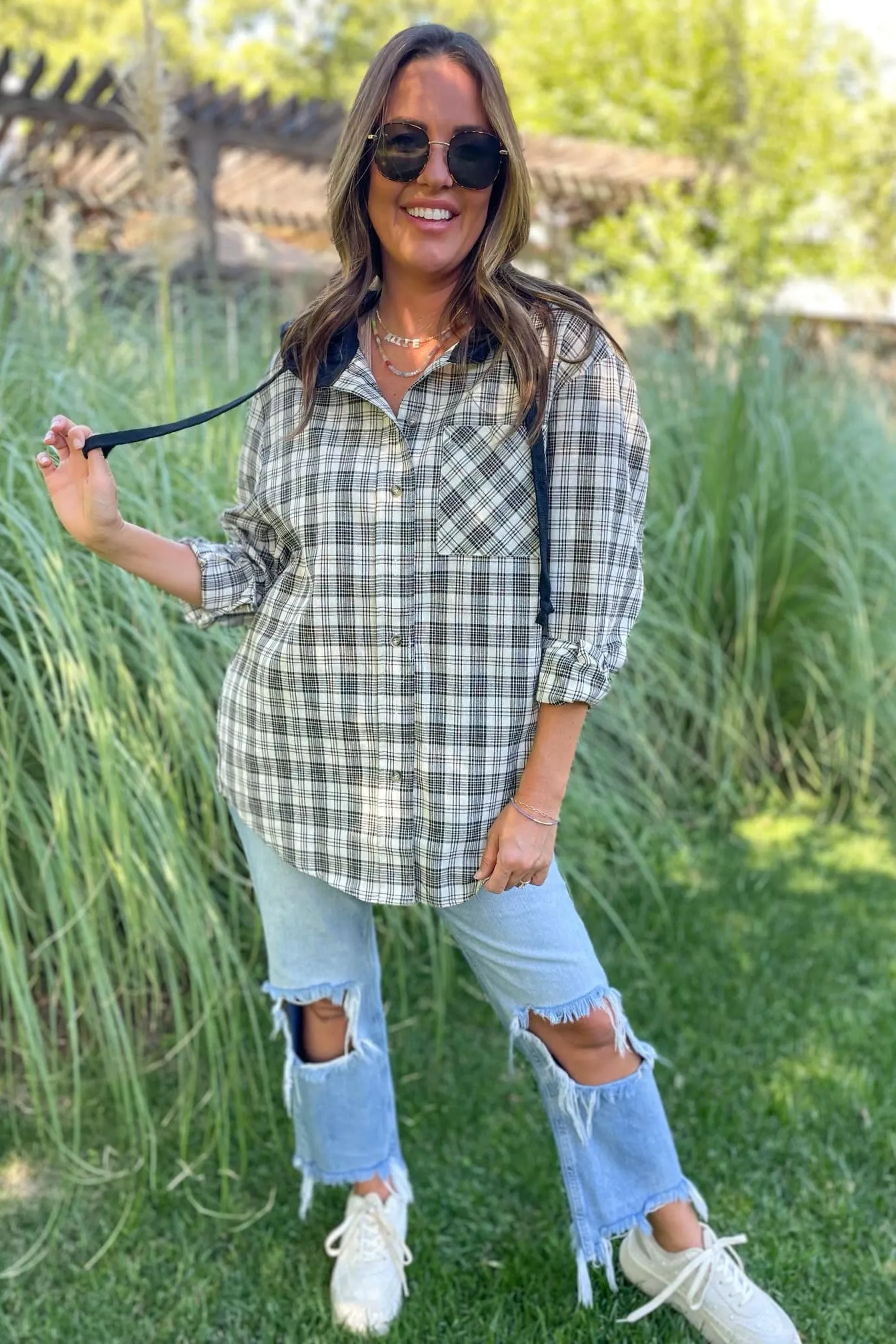 PREORDER: Laramie Hooded Button Up in Four Colors