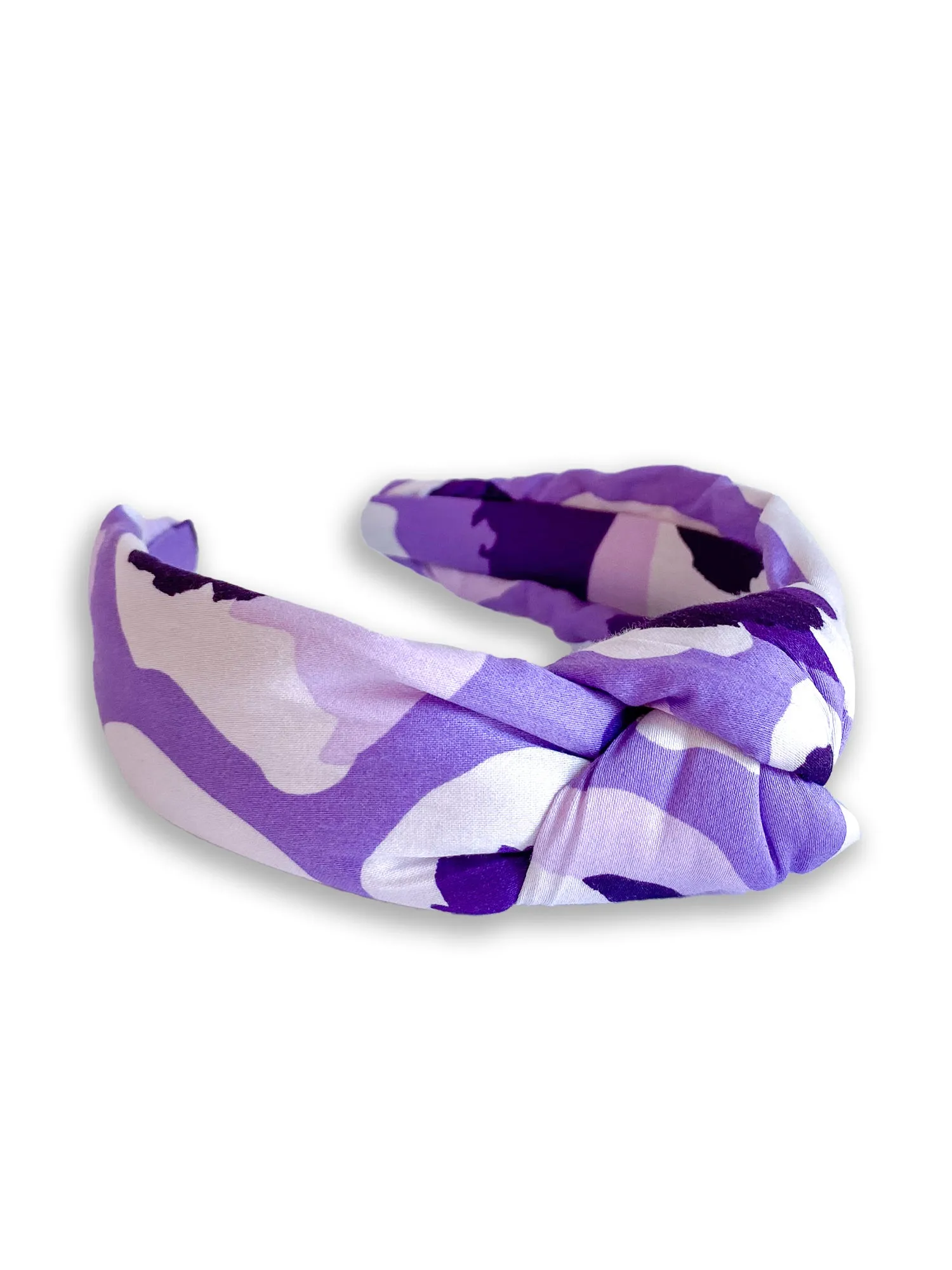 Purple Collegiate Cheetah Headband