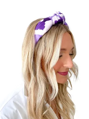 Purple Collegiate Cheetah Headband