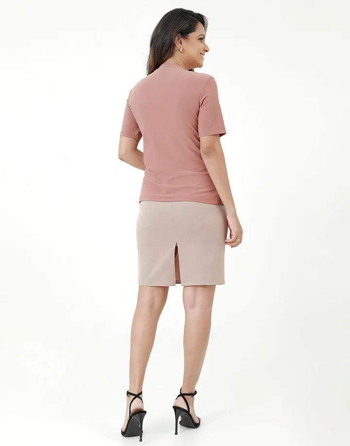 Short Sleeves Overcoat