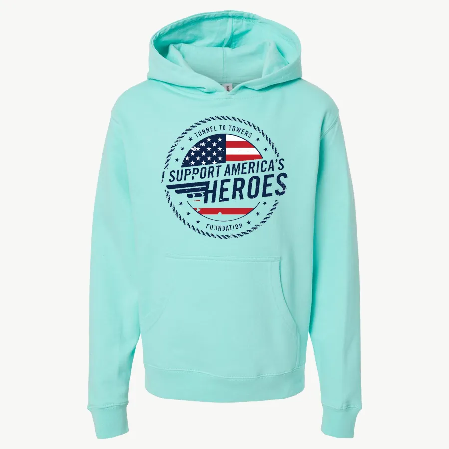 T2T Heroes Hoodie – YOUTH (Mint) - CLOSEOUT