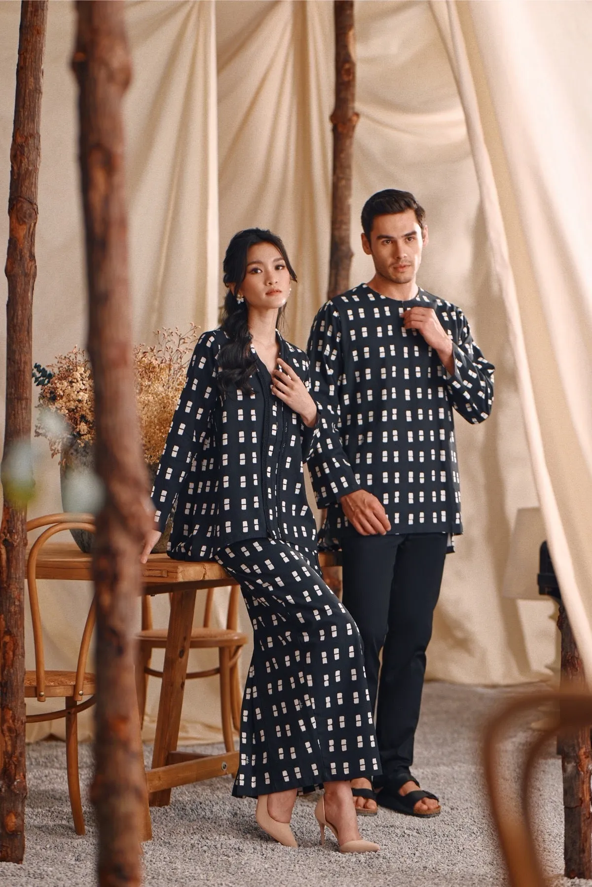 The Bayu Men Kurta - Dusk