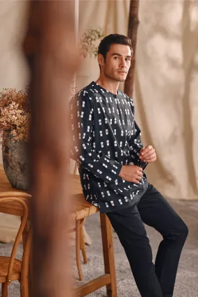 The Bayu Men Kurta - Dusk