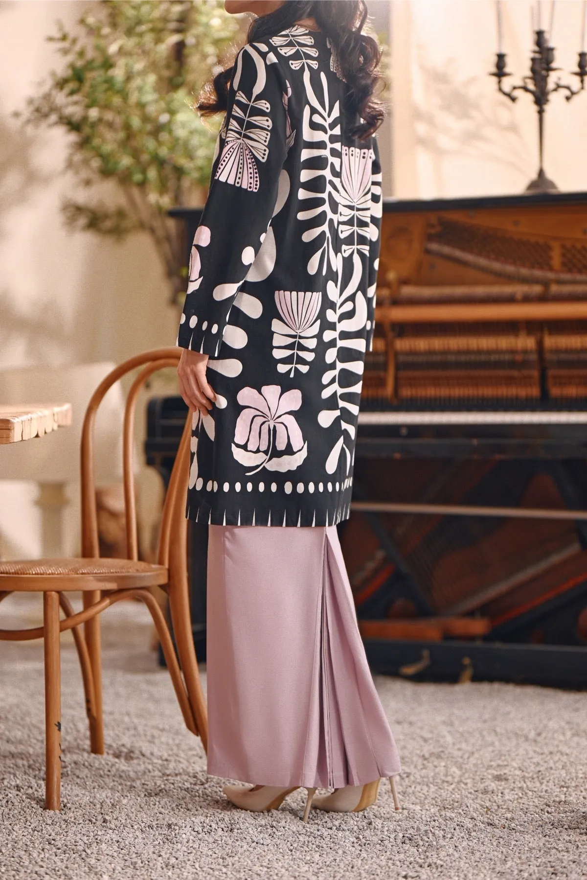 The Bayu Women Kurung Top - Wild