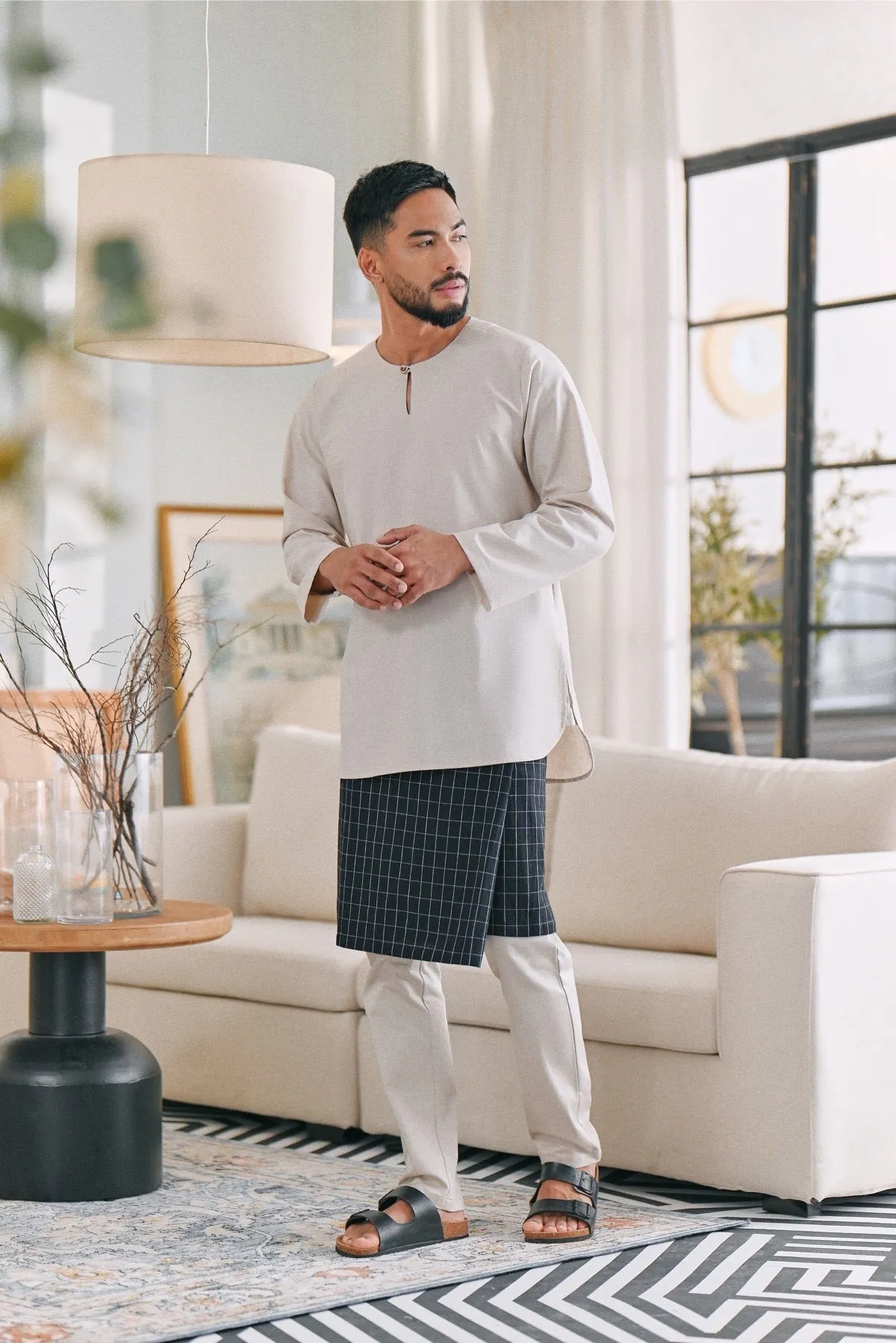 The Caya Men Kurta - Champagne