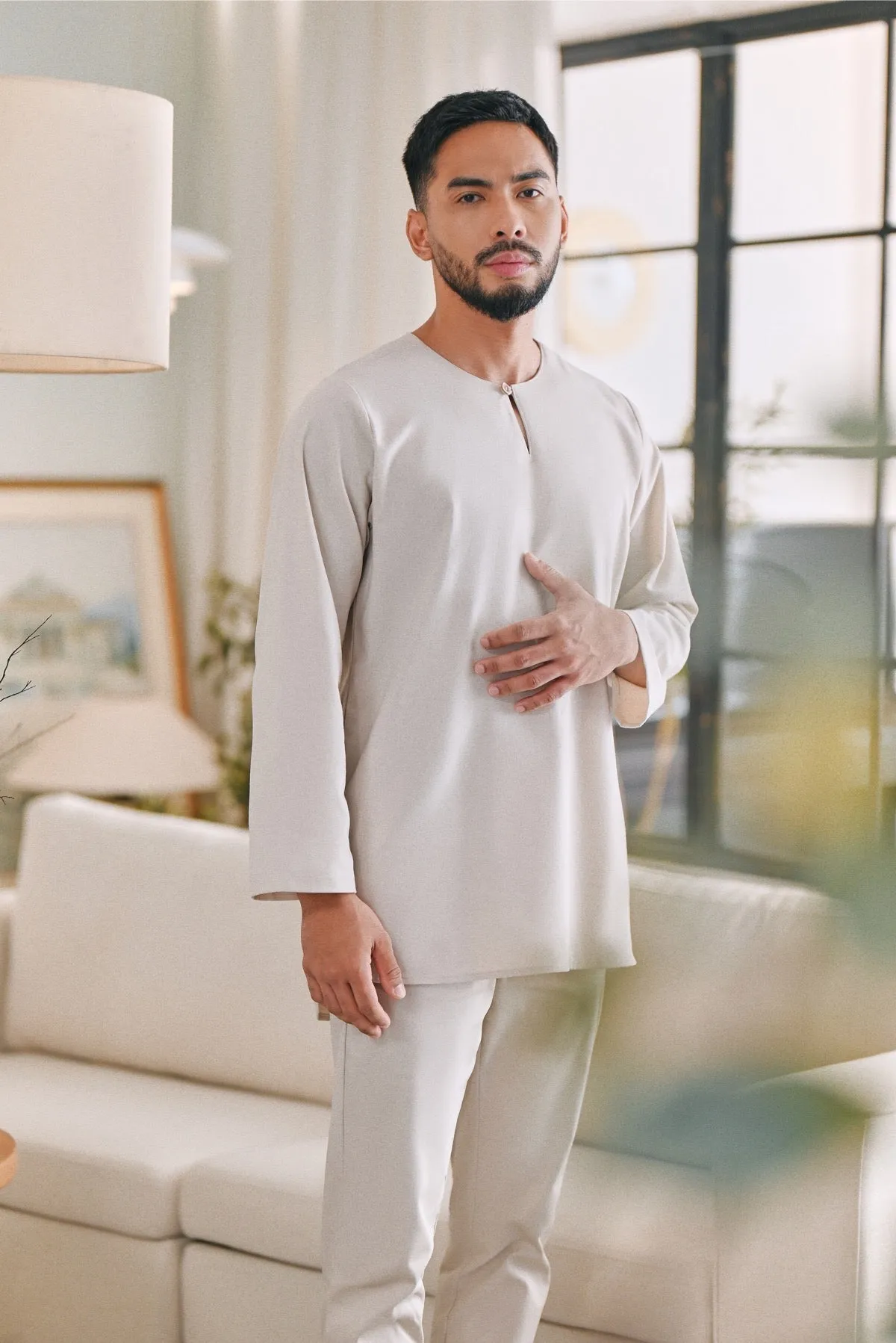 The Caya Men Kurta - Champagne
