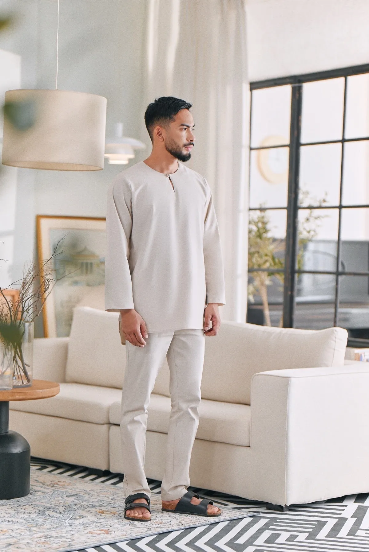 The Caya Men Kurta - Champagne