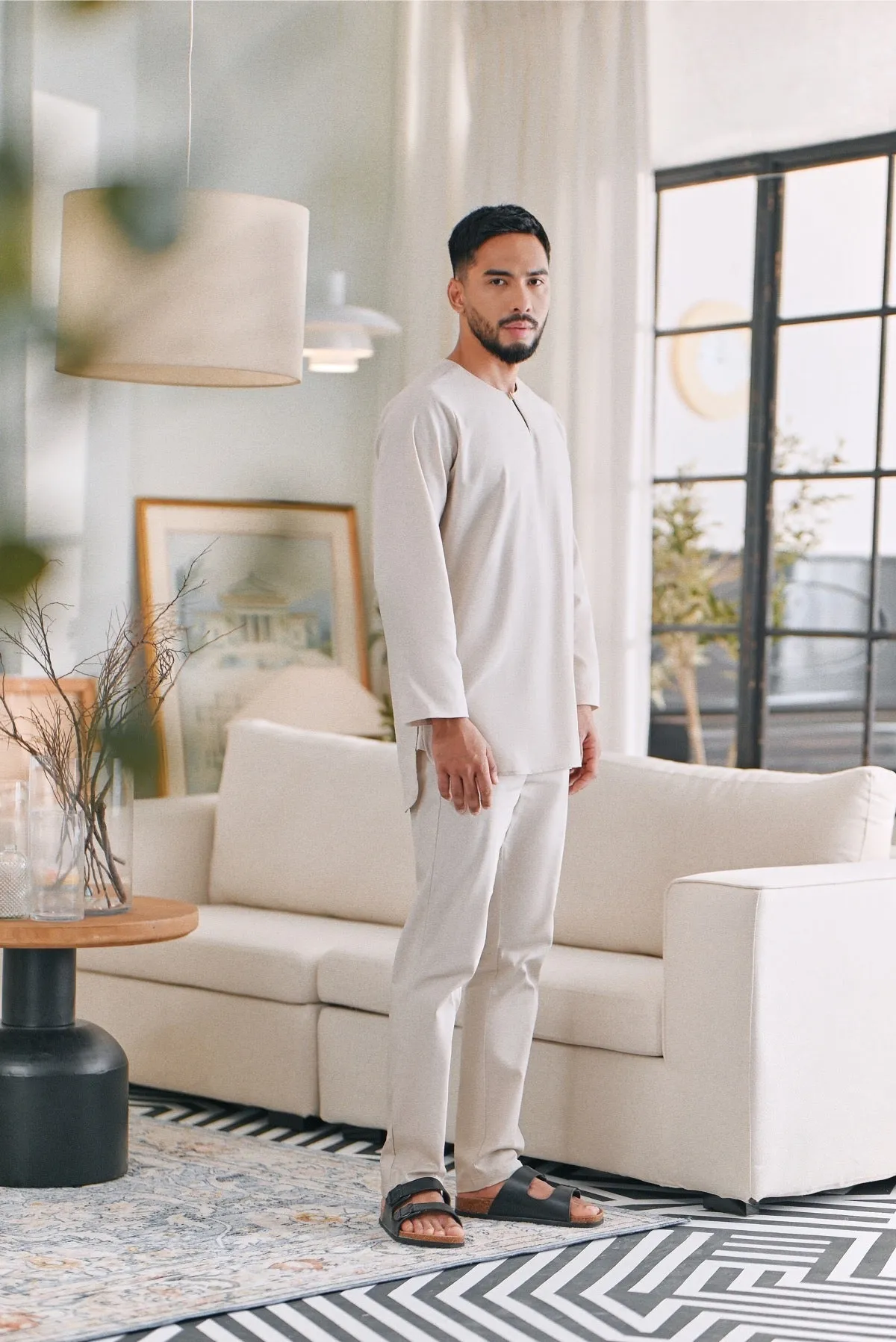 The Caya Men Kurta - Champagne