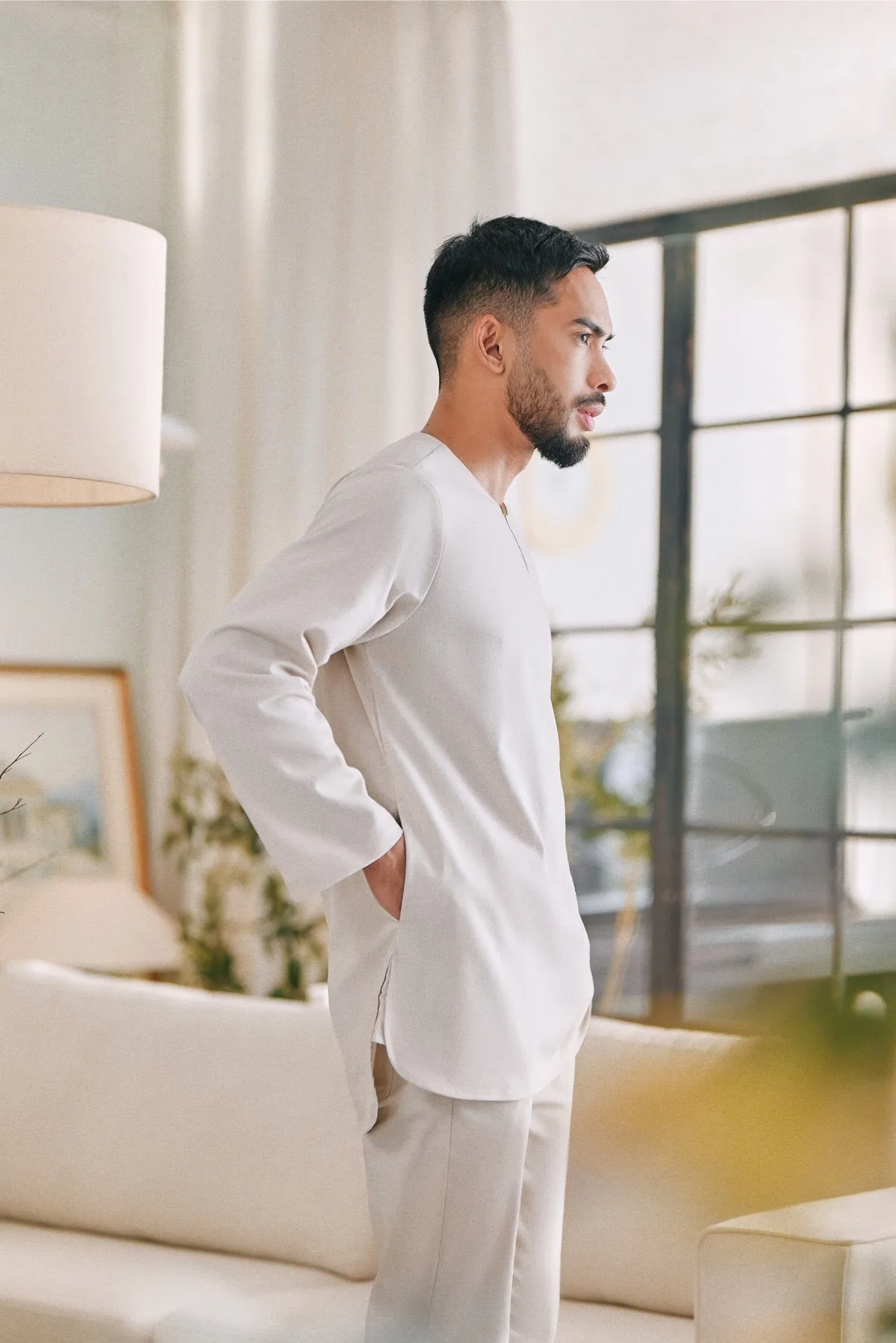 The Caya Men Kurta - Champagne
