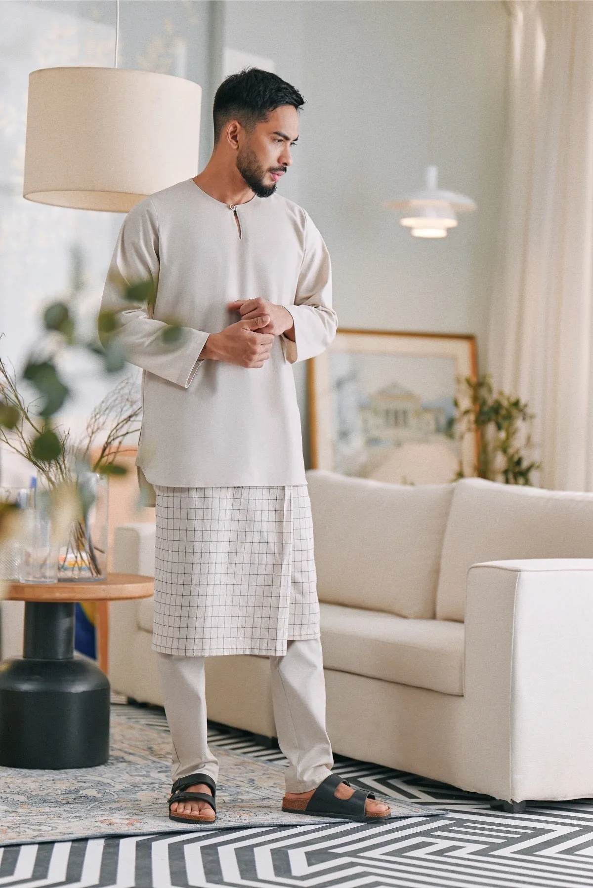The Caya Men Kurta - Champagne