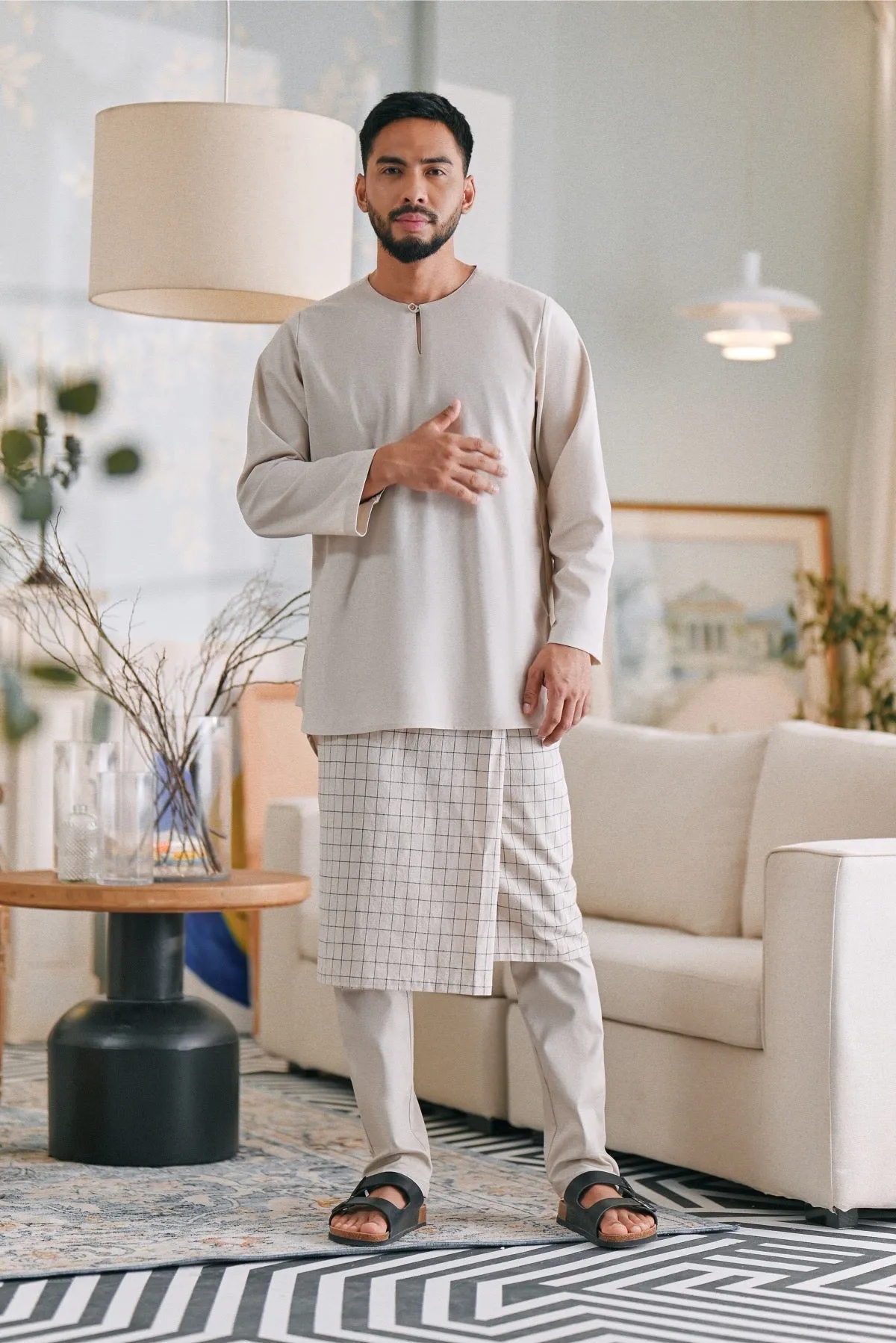 The Caya Men Kurta - Champagne