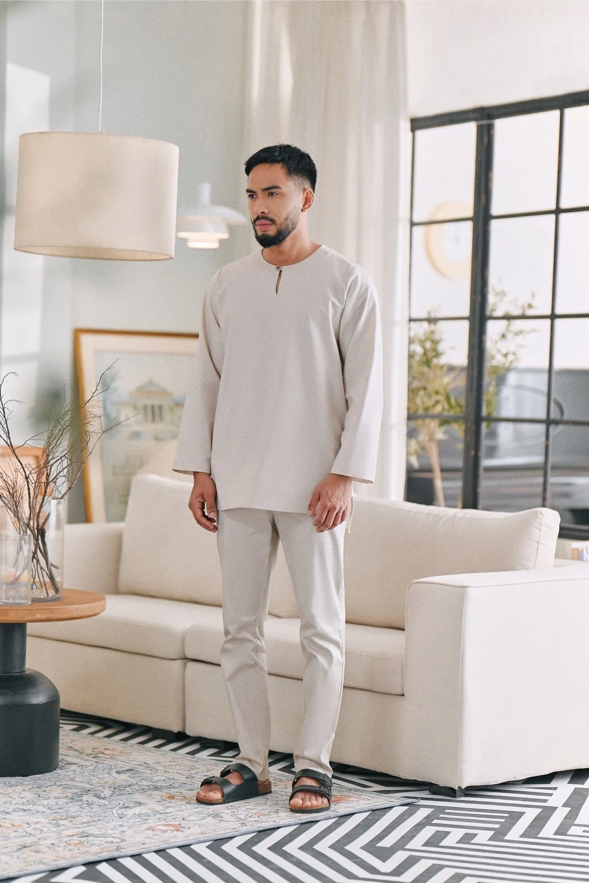 The Caya Men Kurta - Champagne
