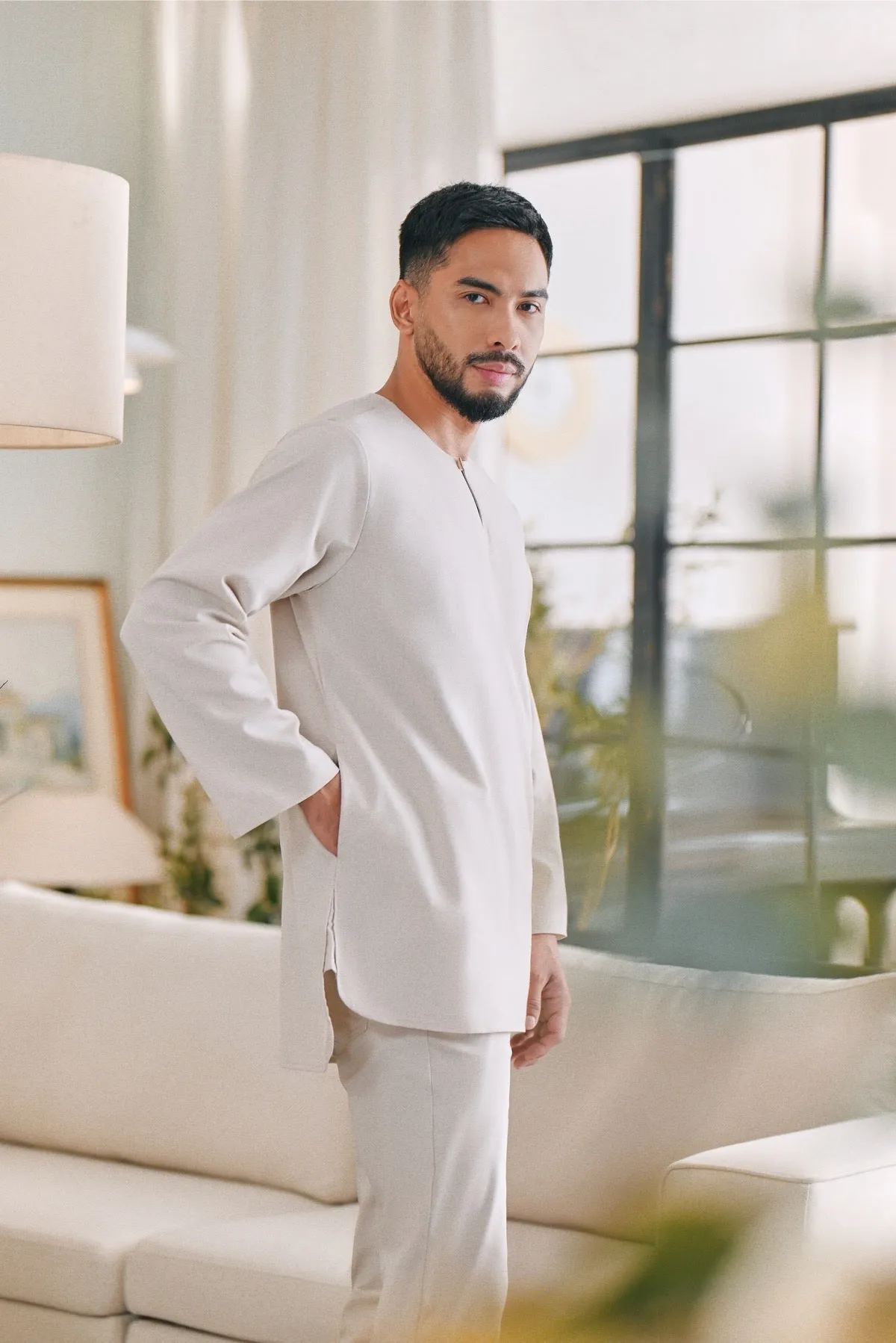 The Caya Men Kurta - Champagne