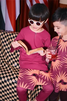The Congkak Kurta - Fuchsia