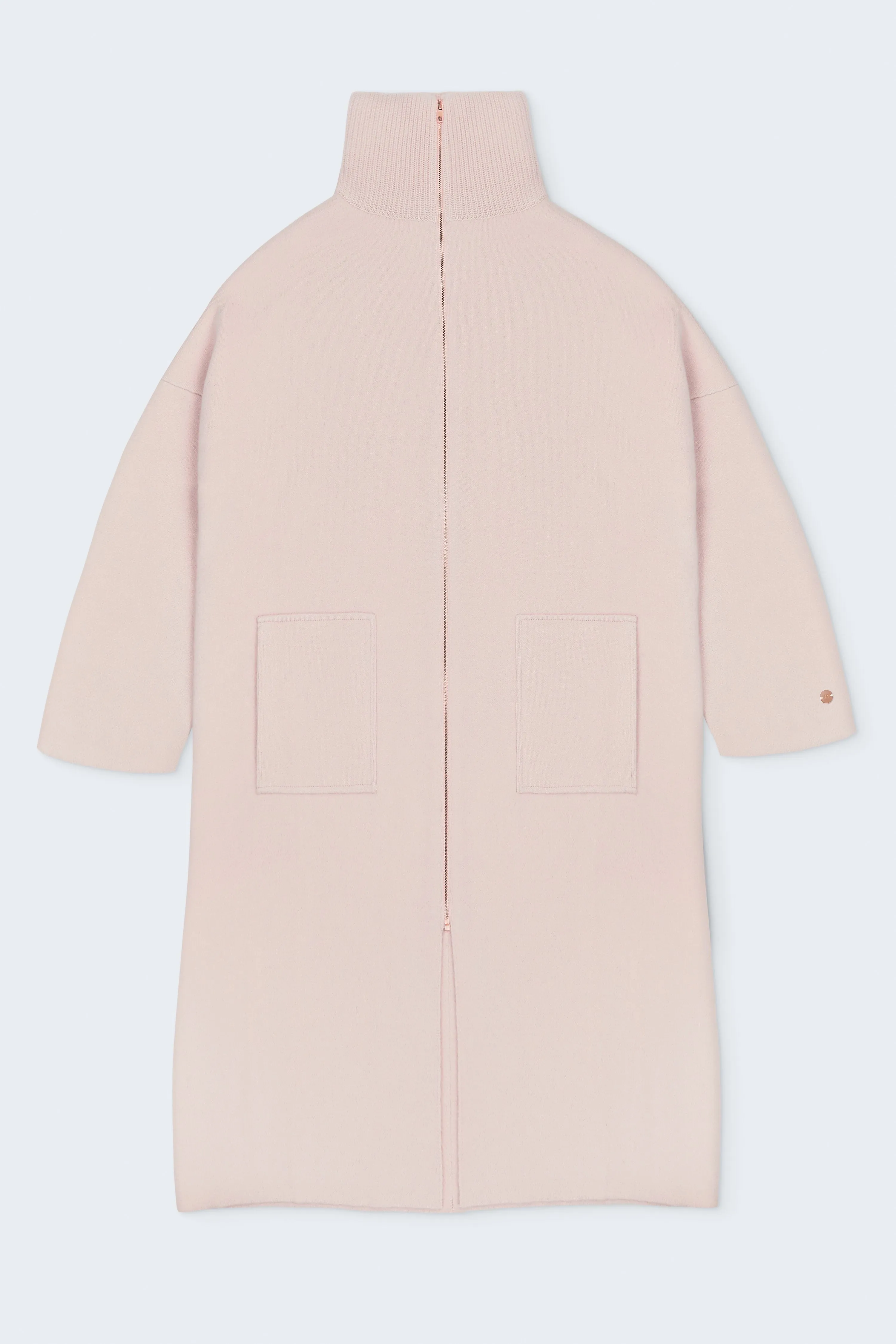 The Movers Cashmere Coat - Dusty Pink